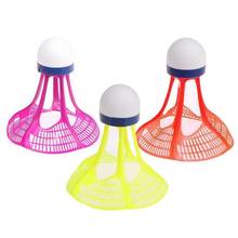 3 pçs bolas de badminton à prova de vento ao ar livre estudante esportes treinamento shuttlecocks 2024 - compre barato