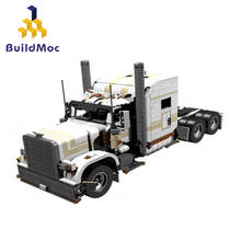 BuildMoc  6138 high-tech Engineering Dump Truck Building Blocks Vehicle Car Bricks Set Educational DIY Toys for Children Boys 2024 - buy cheap