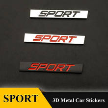 Etiqueta deportiva de Metal 3D para coche, emblema de camión, calcomanía cromada, estilo de coche para VW, volkswagen, JETTA, BORA, GOLF, LAVIDA, accesorios de coche 2024 - compra barato