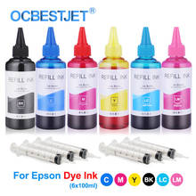 600ml Universal Dye Ink Bottle For Epson Stylus 1390 1400 1430 1500W L800 L805 L1300 P50 PX660 Printer Dye Ink For Epson 2024 - buy cheap