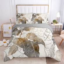 3D Custom Duvet Quilt Cover Set Bedding Sets Comforter Bed Linens Pillowcase King Queen Full Double Size Flower Plant Design 2024 - buy cheap
