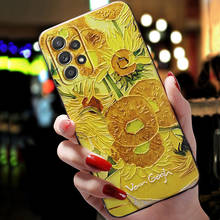 Милый 3D художественный Чехол для мобильного телефона для Samsung Galaxy A52 A72 A32 A51 A71 чехол для Samsung Galaxy A, 51, 52, модель 71 72 32 A31 4G 5G чехол Крышка 2024 - купить недорого
