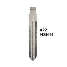 5pcs 2 IN 1 Lishi NSN14 #22 Engraved Line Key Blade Scale Shearing Teeth Cutting Key Blank for Nissan Teana 2024 - buy cheap