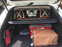 Aleación de aluminio + tela trasera maletero escudo de seguridad cubierta de carga para Jeep Cherokee 2011. 2012, 2013, 2014, 2015, 2016 accesorios de coche 2024 - compra barato