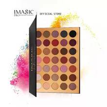 IMAGIC 35 Color Eyeshadow Makeup Palette Shiny Matte Eye Shadow Makeup Long Lasting Eye Shadow Cosmetics Beauty Cosmetics Tools 2024 - buy cheap