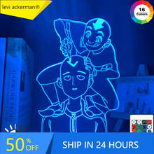 One Punch Man светодиодный ночной Светильник аниме лампа Сайтама для Украшения в спальню ночной Светильник для детей подарок об Аанге Аватар светильник Аанге 2024 - купить недорого