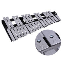 Foldable 30 Note Glockenspiel Xylophone Wooden Frame Aluminum Bars Educational Percussion Musical Instrument Gift 2024 - buy cheap