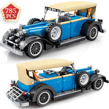 785pcs High-tech Ideas Classic Car Model Building Blocks Assembly Car Designer Bricks Toys Children Holiday Gift 2024 - buy cheap