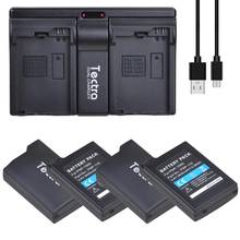 Batería de consola de juegos de 3600mAh, cargador Dual USB KB para Sony PlayStation, consola portátil PSP, baterías de litio de 1000 PSP-110, 4 Uds. 2024 - compra barato