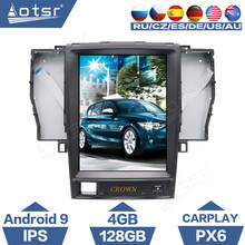 4+128G For Toyota Crown Android Car Multimedia Player 2006 - 2009 PX6 Tesla style Radio Carplay GPS Navigation Stereo Headunit 2024 - buy cheap