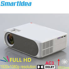 Smartldea Full HD Projector M19, native 1920*1080p resolution,6800lms 3D AC3 LED home cinema Beamer Digital Video Game Proyector 2024 - buy cheap