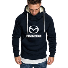Толстовка мужская с логотипом автомобиля Mazda, Модный свитшот с принтом, худи в стиле хип-хоп, повседневный флисовый спортивный костюм в стиле Харадзюку, весна-осень 2024 - купить недорого