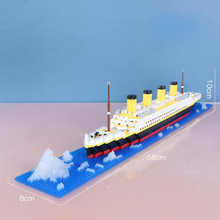 1860Pcs+Titanic Model Building Blocks Mini Diamond Titanic Brick Building & Construction DIY Assembling Toys for Children 2024 - buy cheap