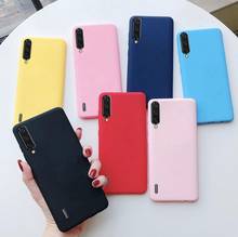 Candy Solid Color Soft Silicone Case For Xiaomi MiA3 Mi A1 A2 A3 6 8 9 se 9T 10 10T Pro 10 Lite 11 Soft TPU Matte Phone Cover 2024 - buy cheap