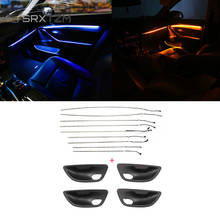 Invólucro de luz led neon para carro, 2 cores, faixa de luz ambiente, para bmw 5 series f10 f11 2024 - compre barato
