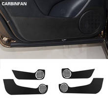 Car Styling Side Door Inner Decal Anti-kick Protective Carbon fiber Flim Sticker 4Pcs For Honda Jade 2013 2014 2015 2016 2017 2024 - buy cheap