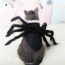 Spider tentacles de pelúcia para cães pequenos, dia das bruxas, vestidos fofos para gatos, adereços para fotos, roupas de cachorro 2024 - compre barato