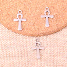 97pcs egyptian ankh life symbol cross Charms Zinc alloy Pendant For necklace,earring bracelet jewelry DIY handmade 22*13mm 2024 - buy cheap