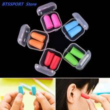 2Pcs Anti-noise Soft Ear Plugs Sound Insulation Ear Protection Earplugs Sleeping Plugs For Travel Noise Reduction With Case 2024 - buy cheap