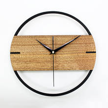 3D Silent Vintage Wall Clock Wood 12 inch Modern Design Watch Wooden Clocks For Bedroom Clock Creative DIY Wall Art Home Decor 2024 - buy cheap