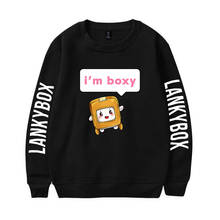 Lankybox Crewneck Sweatshirts Women Men Long Sleeve Sweatshirts Hot Sale Casual Streetwear Clothes 2024 - buy cheap
