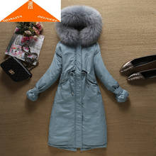 Female Jacket+large Winter Fur Hooded 20% Duck Down Jacket Women Clothes 2020 Korean Warm Long Coat Ladies Coats 95990240 2024 - buy cheap