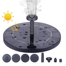7V Solar Fountain Watering Kit Solar Pump Pool Pond Submersible Waterfall Floating Solar Panel Water Fountain For Garden 2024 - buy cheap