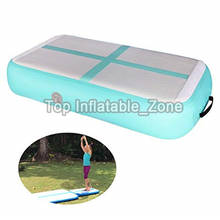 Lindo tapete inflável para treinamento, 1*0.6*0.2m, placa de ar com bomba, mini esteira de pista de ar dwf cheerleading airtrack 2024 - compre barato