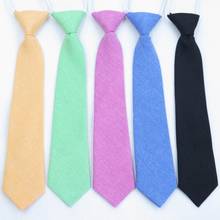 Children pure color Neck Tie For Boys Girls Students Kid Rope Tie Stage Performance Photograph Graduation Ceremony Necktie 2024 - buy cheap