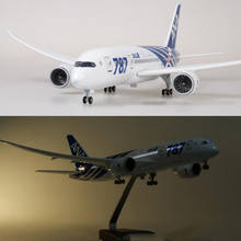 1/130 Scale 47cm Airplane 787 B787 Dreamliner Aircraft Japan ANA Airline Model W Light and Wheel Diecast Resin Plane 2024 - buy cheap