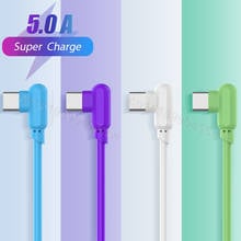 5A USB Type C Cable Quick Charge 3.0 Fast USB C Charging Data Cable Type-C USB Wire For Samsung S20 S10 Xiaomi Huawei P30 Pro 2024 - buy cheap