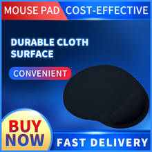 Mousepad com proteção para o pulso para mouse, mouse pad de eva macio antiderrapante para mouse ótico e de bilha com proteção para o pulso 2024 - compre barato