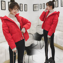 Winter Womens Parkas Plus Size Coats Female Slim Outerwear Plaid Hooded Warm Cotton Women Large Size Basic Tops 2024 - buy cheap