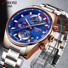NIBOSI 2021 Watches Men Sport Luxury Quartz Wrist Watch Fashion Casual Waterproof Luminous Stainless Steel Relogio Masculino 2024 - buy cheap