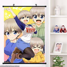 ¡Anime Uzaki-chan wa Asobitai! Hana Uzaki Ami Asai-Mural de desplazamiento de pared, póster colgante de pared de dibujos animados, colección de arte para decoración del hogar 2024 - compra barato