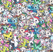 145cm Width Cartoon Unicorn Printing Canvas Fabric  For Cushion Cover/Diy Handbag/Slipcover/Curtain DIY Sewing 2024 - buy cheap