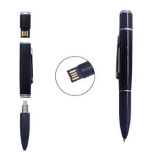 DIY Logo USB 2.0 Flash Drive 4GB 8GB 16GB 32GB 64GB Storage U Disk PenDrive Pen Drive Metal Ballpoint Pen Shape Photography 2024 - buy cheap