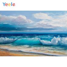 Tropical Background Summer Sea Waves Beach Seascape Holiday Scenic Photography Backdrops Photocall Photo Studio 2024 - buy cheap