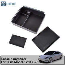 Car Armrest Box For Tesla Model 3 2017 2018 2019 2020 Center Console Storage Glove Box Organizer Insert Tray For Tesla Model 3 2024 - buy cheap