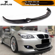 Carbon Fiber / FRP Front Bumper Lip Spoiler Splitters for BMW E60 Real M5 Bumper 2006 - 2010 2024 - buy cheap