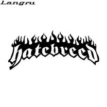 Langru 20*8,8 см Hatebreed Виниловая Наклейка металлическая рок-группа гитара смерти забавные аксессуары для автомобиля Jdm 2024 - купить недорого