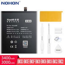 Nohon-bateria de substituição bm3d bm3f, bm22, bm39, bm36, para xiaomi mi8 pro, se, mi 6, 5, 4, 4c, mi8se, mi6, mi5, mi4, mi5s, mi4c 2024 - compre barato