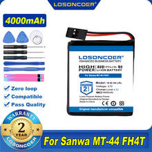 100% Original LOSONCOER 4000MAH 1S 5C HV LiPo Battery For Sanwa MT44 FH4T Remote Controller Long Standby 2024 - buy cheap