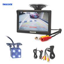 SMALUCK 5 "Monitor de coche impermeable inversa LED de visión nocturna Color de visión trasera cámara de coche para sistema de asistencia para aparcamiento 2024 - compra barato