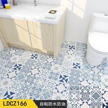 Kitchen Oil-proof Self Adhesive Stickers Bathroom Floor Tiles Waterproof Wallpaper PVC Vinyl Mosaic Pattern Wall Stickers Decor 2024 - buy cheap