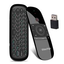 Беспроводная клавиатура W1 2,4G Air Mouse Smart Remote Control for Android TV Box PC 2024 - купить недорого