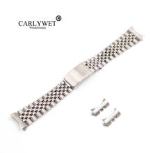 CARLYWET 13 17 19 20 22 мм полый изогнутый твердый винт звенья серебряные 316L нержавеющая сталь сменный ремешок для часов браслет 2024 - купить недорого