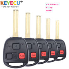 KEYECU 5PCS Remote Control Car Key for Lexus RX300 1999 2000 2001 2002 2003, Fob 3 Button - 312MHz - 4C Chip - FCC ID: N14TMTX-1 2024 - buy cheap