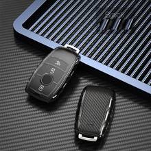 Carbon style TPU Key Cover Case Remote Key Shell For Mercedes Benz C Class W205 C200 C180 C260 C300 E Class W213 E200 S Class 2024 - buy cheap