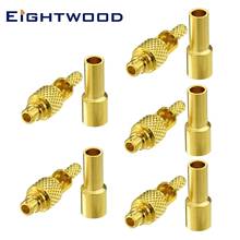 Eightwood 5PCS MMCX Plug Male Straight Connector Crimp 1.13 Coaxial Cable for WLAN GPS Automotive Radio Wireless Antenna Adapter 2024 - buy cheap